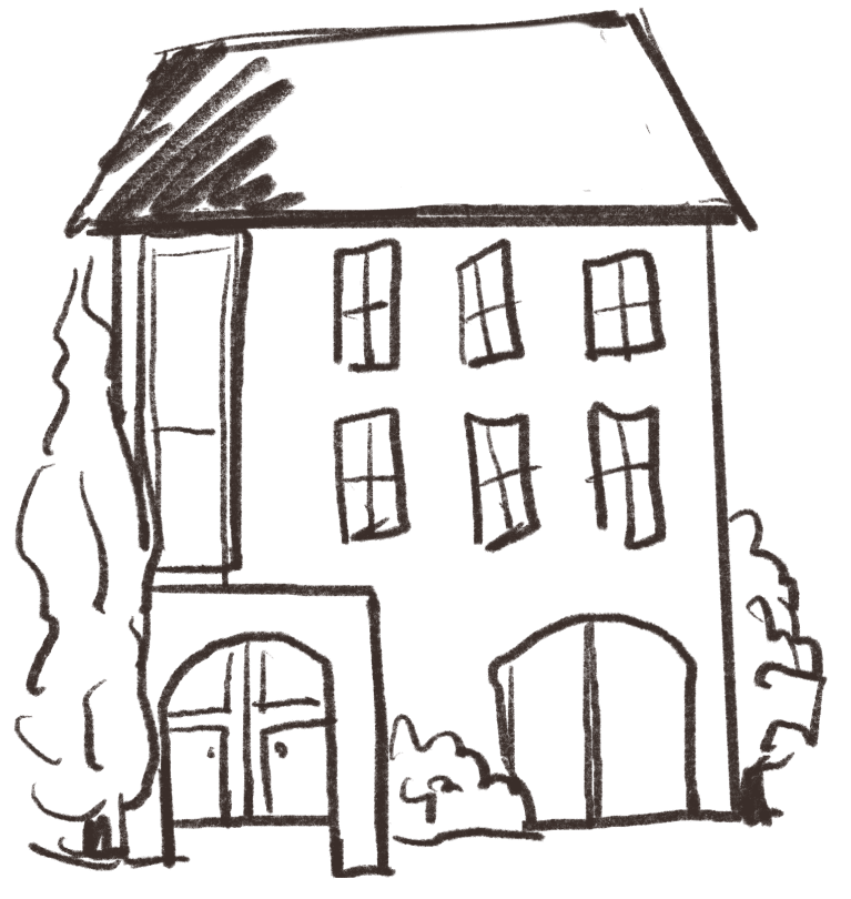 Illustration Maison haute